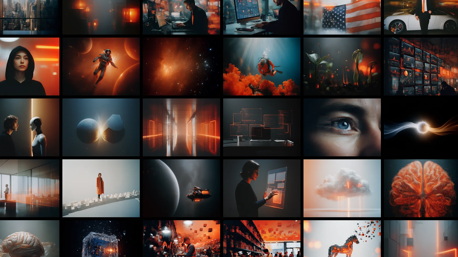 Mosaic visual language asset generated through MosaicPainter LoRA
