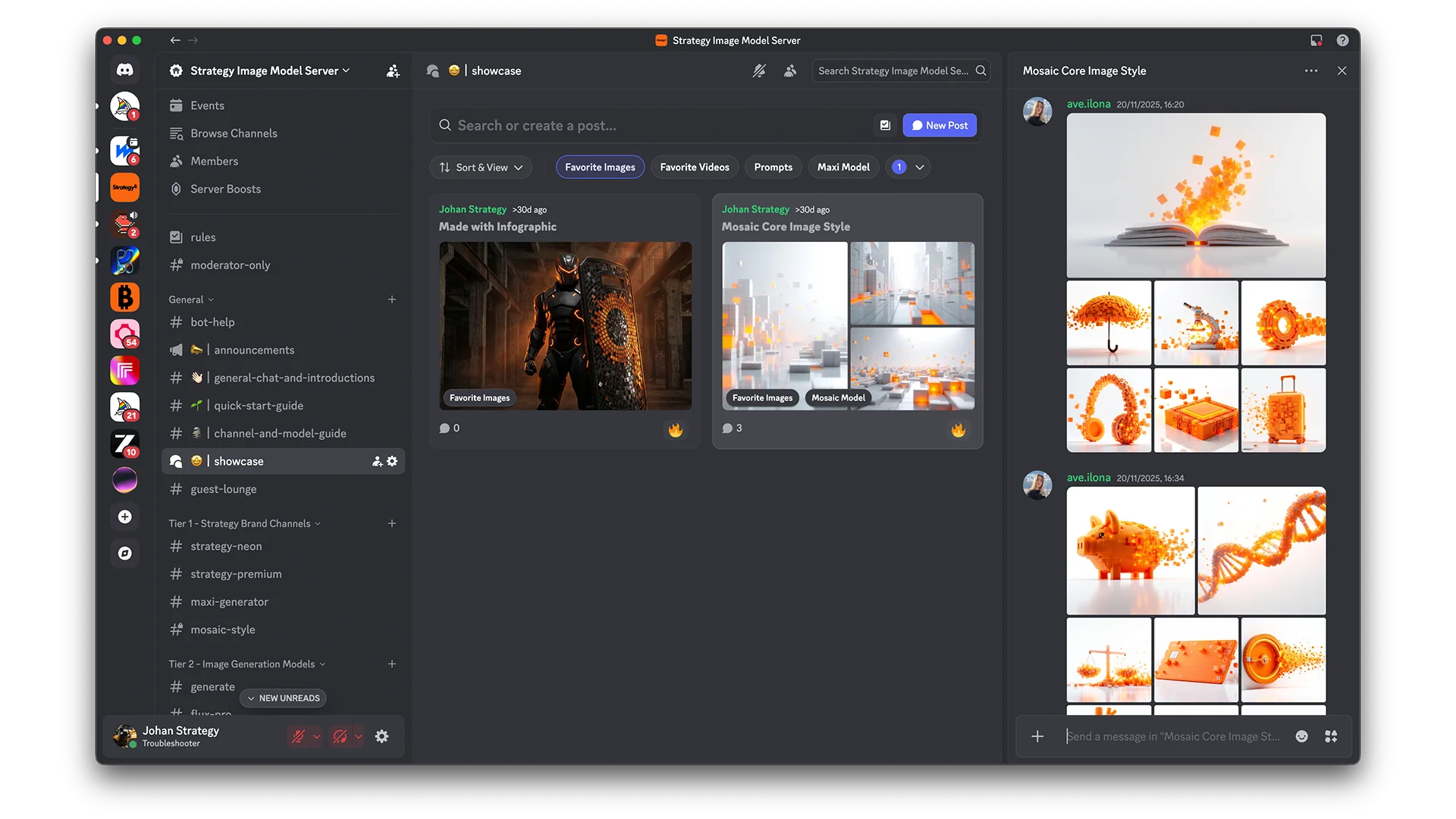 Strategy AI Creative Studio interface