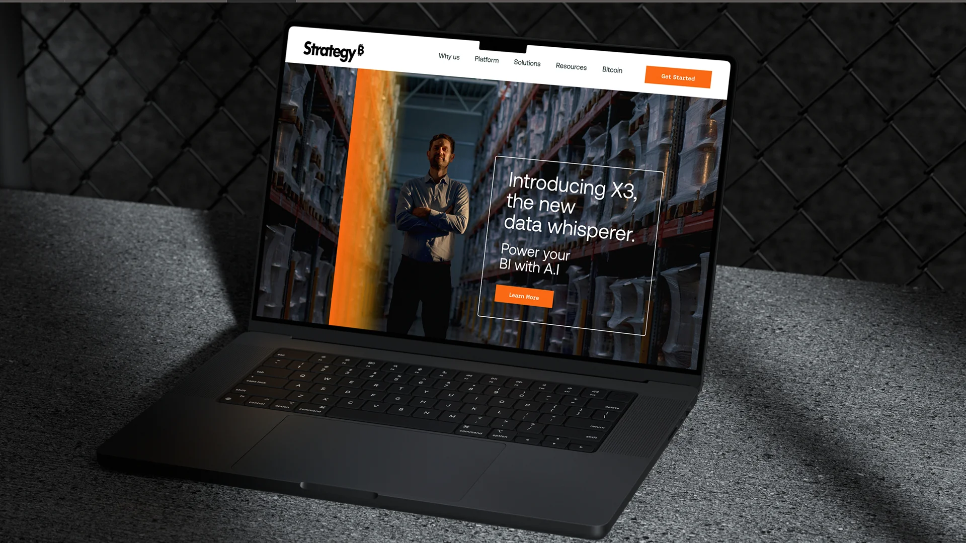 Strategy website concept