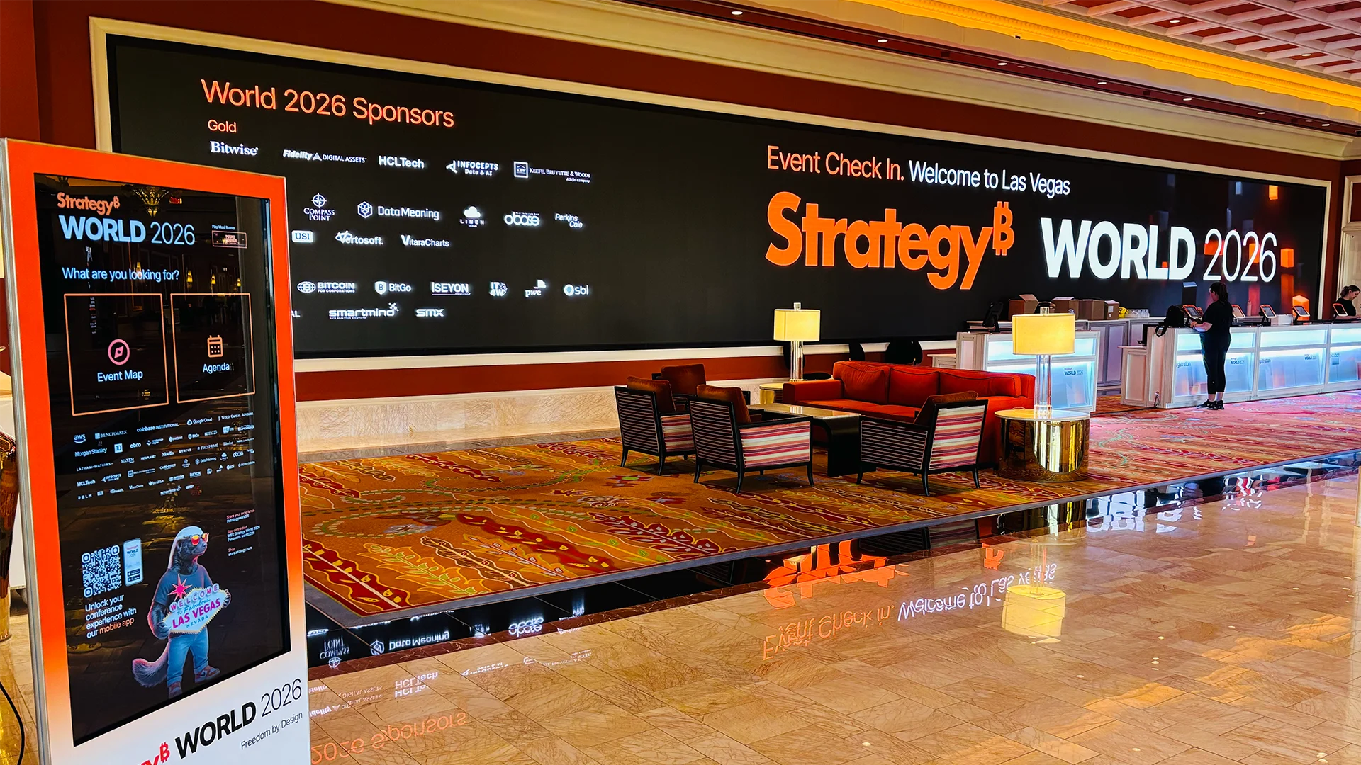 Strategy reception area